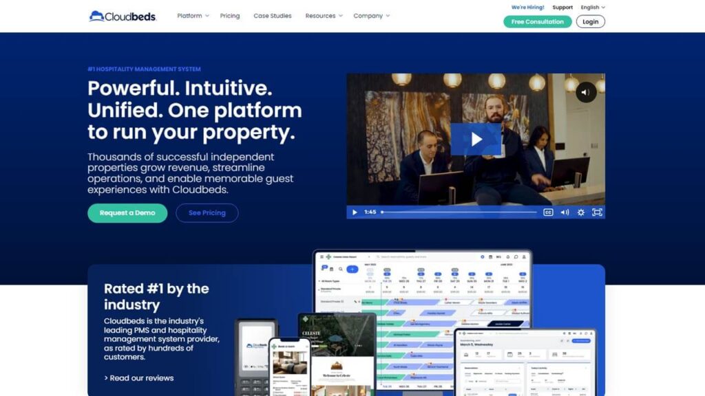 hotel management software cloudbeds