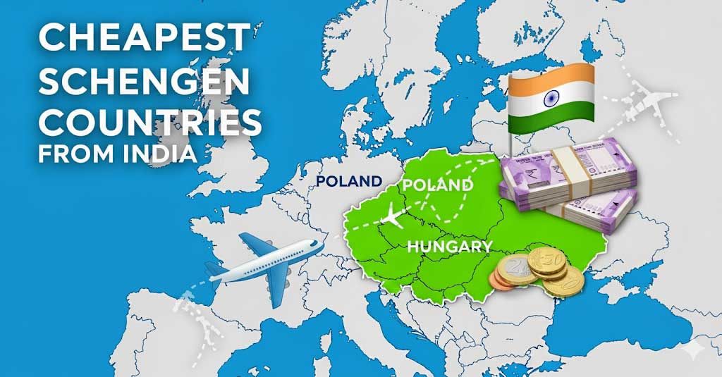 Cheapest Schengen Countries to Visit from India