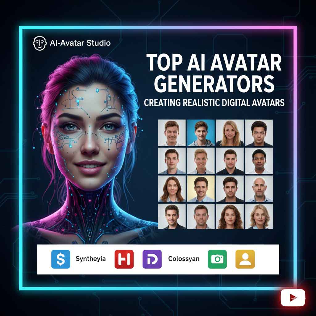 Top AI Avatar Generators for 2025: Creating Realistic Digital Avatars